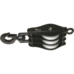 TAGLIE DI SOLLEVAMENTO Con 3 rotelle. pulley blocks 2132C