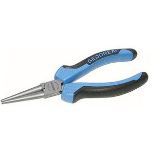 PINZE CON BECCHI TONDI LUNGHI Testa cromata e impugnature isolate, in materiale bicomponente. long round nose pliers 231GB