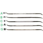 LIME CURVATE DIAMANTATE PER METALLI  diamond riffler files 2336GG