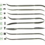 RASPE CURVATE PER LEGNO  wood riffler raspes 2441C