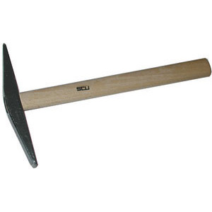 MARTELLINE PER SALDATORI Con penna orizzontale e manico legno. hammers for electric welders 2670A