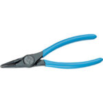 PINZE DIRITTE DIN 5256C PER ANELLI DI FERMO INTERNI DIN 472 - DIN 984 Testa laccata nera e impugnature plastificate. pliers for inner circlips 274GA 139