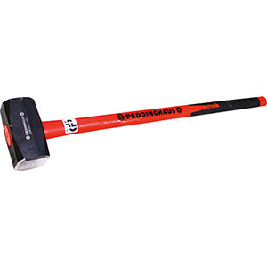 MAZZE CON MANICO IN FIBRA DI VETRO Tipo a doppia testa piana.<br>Lunghezza manico mm 900. sledge hammers with fiberglass handles 2769GM