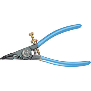PINZE PER ANELLI DI FERMO SENZA SEDE Tipo curvo a 30° misure mm 139 e 140, tipo diritto misura mm 170. circlips pliers 279GA