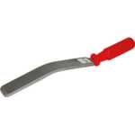 UTENSILI PER CARROZZIERI Battilamiera con superficie godronata e impugnatura in materiale plastico. Lunghezza mm 325. Larghezza mm 35. Peso g 400. panel beating dollies 2805GL