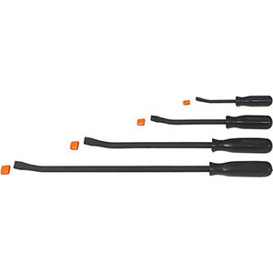 LEVE DI MONTAGGIO IN SERIE Serie di 4 leve lunghezza totale mm 200 - 310 - 460 - 610 e larghezza lama mm 10 - 16 - 20 - 20. assembly lever sets 2807GA