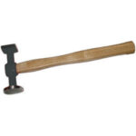 MARTELLI PER CARROZZIERI Con 1 testa tonda piana zigrinata Ø mm 40 e 1 testa quadra piana liscia mm 35. Peso g 350. panel beating hammers 2808F