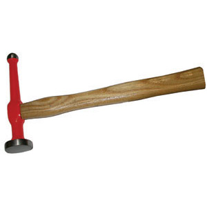 MARTELLI PER CARROZZIERI Con 1 testa tonda bombata liscia Ø mm 40 e 1 testa a sfera Ø mm 20. Peso g 420. panel beating hammers 2810