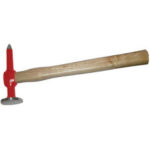MARTELLI PER CARROZZIERI Con 1 testa tonda bombata liscia Ø mm 40 e 1 testa a punta. Peso g 400. panel beating hammers 2810A
