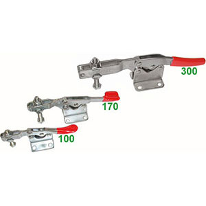 ELEMENTI DI FISSAGGIO RAPIDO Tipo orizzontale, base piana. clamping devices 2831GE