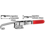 ELEMENTI DI FISSAGGIO RAPIDO IN ACCIAIO INOSSIDABILE Tipo a tirante filettato, base piana. INOX clamping devices 2834GL 5