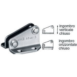 ELEMENTI DI FISSAGGIO RAPIDO IN ACCIAIO INOSSIDABILE Supporti di aggancio, per Art. 2834 GL. INOX clamping devices 2834GM