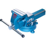 MORSE DA BANCO PER INSTALLATORI Morsa con base girevole. steel drop-forged special plumber vices 2856GL 175