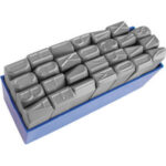 PUNZONI IN ACCIAIO IN SERIE Lettere: 27 pezzi da A a Z. marking punch sets 3035G