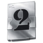 STAMPINI IN ZINCO Serie numeri: con 10 numeri. marking stencil sets 3042