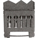 SEGHE A TAZZA IN ASSORTIMENTO Numero seghe a tazza: 5<br>Misure seghe a tazza Art. 3078 GST: mm 4,8-6,4-9,5-15,9-19,1<br>In valigetta plastica. hole cutter sets 3078GZP