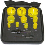 SEGHE A TAZZA IN ASSORTIMENTO Numero seghe a tazza: 10<br>Misure seghe a tazza Art. 3078 GSB: mm 20-22-25-29-35-44-51-64-68-76<br>Attacchi Art. 3078 GTB: Gr. 2 pz. 1<br>Attacchi Art. 3078 GTB: Gr. 3 pz. 1<br>Custodia in EVA. hole cutter sets 3078GZ 52