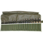 FUSTELLE IN SERIE Composizione:<br>19 fustelle a cavallotto da mm 2-3-4-5-6-7-8-9-10-11-12-13-14-15-16-17-18-19-20.<br>In borsa arrotolabile. punching tools sets 3081S