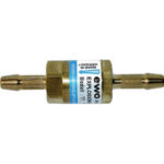 VALVOLE DI SICUREZZA PER OSSIACETILENE E PROPANO Tipo per ossigeno.<br>Attacchi portagomma mm 6. valves for oxygen-acetylene and propane 3246GB