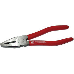 PINZE UNIVERSALI Testa lucida. Impugnature plastificate combination pliers 332GA