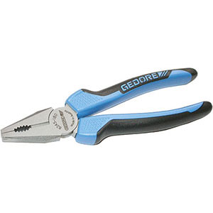 PINZE UNIVERSALI Testa cromata.<br>Impugnature ergonomiche isolate in materiale bicomponente, di grande potenza e comfort. combination pliers 336G