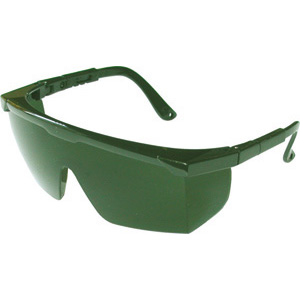 OCCHIALI DI PROTEZIONE Con lente verde DIN 5. protection glasses 3387EL