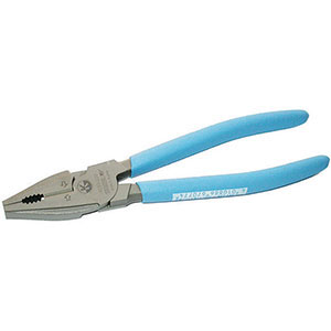 PINZE UNIVERSALI Testa nera. Impugnature plastificate. combination pliers 343G