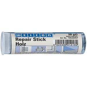 BARRETTE PER RIPARAZIONI In confezione da 28 g (fornibile a richiesta in confezione da 56 g).<br>Adatta per la riparazione durevole, con elasticità residua e senza restrizione su parti in legno in caso di crepe, perforazioni e pezzi di legno spezzati; per la sigillatura di fughe su telai e intelaiature, impiallacciature, assi, impalcature, modelli, giocattoli in legno, ecc. Caricata con polvere minerale. repair sticks 3444ZQ