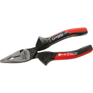 PINZE UNIVERSALI Testa cromata. Impugnature isolate ergonomiche in materiale bicomponente. combination pliers 345GC