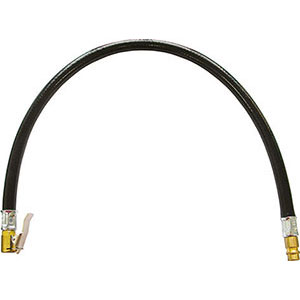 PISTOLE DI GONFIAGGIO Tubo di gomma con testina gonfiaggio a leva con molla e innesto rapido per l'applicazione alla pistola Art. 3460 GA. hand tyre inflator and pressure gauges 3460GB