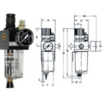 ARIA COMPRESSA - COMPONENTI PER SISTEMA PROFESSIONALE  "COMBIBLOC" Con svuotamento automatico della condensa. Combibloc-combination air treatment units 3463GB 3/8