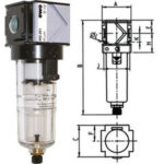FILTRI PER ARIA COMPRESSA "VARIOBLOC" Con svuotamento manuale della condensa. air filters 3463GSP