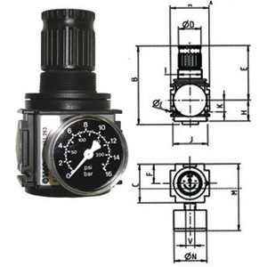 RIDUTTORI PER ARIA COMPRESSA "VARIOBLOC"  pressure regulators 3463GT