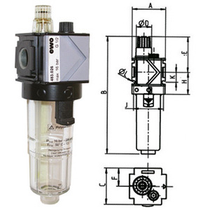LUBRIFICATORI PER ARIA COMPRESSA "VARIOBLOC"  lubricators 3463GVP
