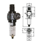 FILTRO-RIDUTTORE IN GRUPPO PER ARIA COMPRESSA "VARIOBLOC" Con svuotamento manuale della condensa. filter regulators with automatic drain valve 3463GZP