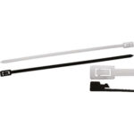 FASCETTE DI CABLAGGIO RIAPRIBILI IN NYLON Larghezza nastro mm 4,5. Confezioni di 100 pz. indivisibili. reusable cable ties 3473RZ 150N