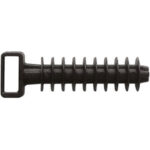 TASSELLI PER FISSAGGIO CON FASCETTE Colore nero.<br>Confezioni di 100 pz. indivisibili. wall plugs 3473SZ