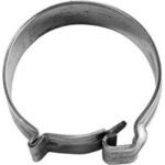 FASCETTE STRINGITUBI TIPO "CLICK" Larghezza fascette mm 6 da Art. 3474 VL 8,5-9,5 a 14-15.<br>Larghezza fascette mm 8 da Art. 3474 VL 14,5-15,5 a 24-25,5.<br>Confezioni da 100 pz., indivisibili. click hose clamps 3474VL