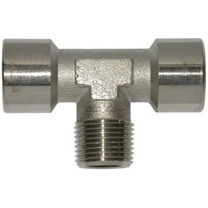 RACCORDI DI LINEA Tipo a «T» 2 filettature interne e 1 esterna. compressed air accessories 3475B