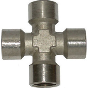 RACCORDI DI LINEA Tipo a «croce» 4 filettature interne. compressed air accessories 3475C