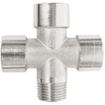 RACCORDI DI LINEA Tipo a «croce» 3 filettature interne e 1 esterna. compressed air accessories 3475CB 1/2