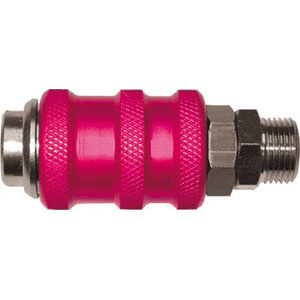 ATTACCHI, RACCORDI, INNESTI E RUBINETTI RAPIDI Rubinetto rapido con sistema di sicurezza di sfiato dell'aria, per innesti Art. 3478 EA-F-G-GA-H-HA. Con filettatura esterna. compressed air accessories 3478S