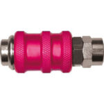 ATTACCHI, RACCORDI, INNESTI E RUBINETTI RAPIDI Rubinetto rapido con sistema di sicurezza di sfiato dell'aria, per innesti Art. 3478 EA-F-G-GA-H-HA. Con filettatura interna. compressed air accessories 3478T