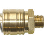 VALVOLE AUTOMATICHE DI CHIUSURA AD INNESTO RAPIDO Rubinetti rapidi per innesti con filettatura esterna. compressed air accessories 3480GA 1/2