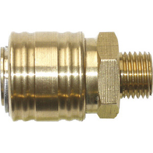 VALVOLE AUTOMATICHE DI CHIUSURA AD INNESTO RAPIDO Rubinetti rapidi per innesti con filettatura esterna. compressed air accessories 3480GA