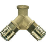 VALVOLE AUTOMATICHE DI CHIUSURA AD INNESTO RAPIDO Deviazioni con rubinetti rapidi a 2 vie con filettatura interna 3/8. compressed air accessories 3480GL