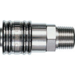 VALVOLE AUTOMATICHE DI CHIUSURA AD INNESTO RAPIDO CON SISTEMA DI SICUREZZA Rubinetti rapidi, per innesti, con filettatura esterna. compressed air accessories 3480GP 1/2