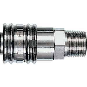 VALVOLE AUTOMATICHE DI CHIUSURA AD INNESTO RAPIDO CON SISTEMA DI SICUREZZA Rubinetti rapidi, per innesti, con filettatura esterna. compressed air accessories 3480GP