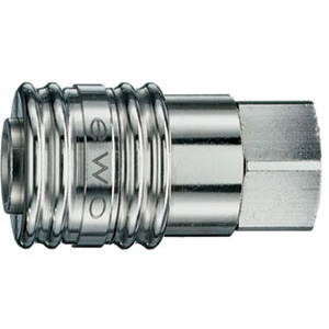 VALVOLE AUTOMATICHE DI CHIUSURA AD INNESTO RAPIDO CON SISTEMA DI SICUREZZA Rubinetti rapidi, per innesti, con filettatura interna. compressed air accessories 3480GR