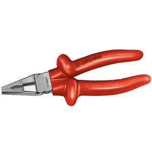 UTENSILI ISOLATI SECONDO LE NORME VDE Con tronchese a tempra supplementare.<br>Esecuzione cromata. insulated and officially controlled tools under voltage-VDE 355GN